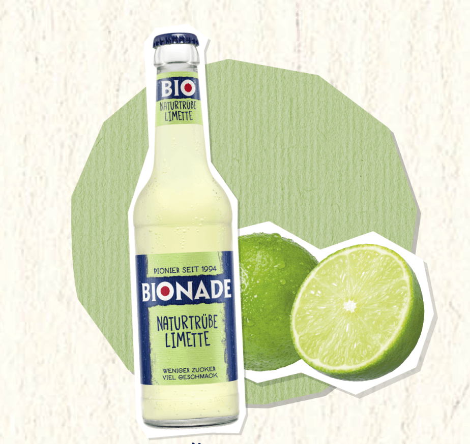 BIONADE Naturtrübe Limette – Der herb-intensive Bio-Frischekick
